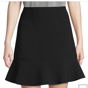 The Limited Black Ruffle Skirt